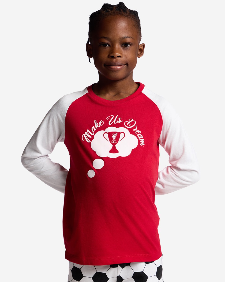 LFC Juniors Långt Pyjamasset Röd - Image 3