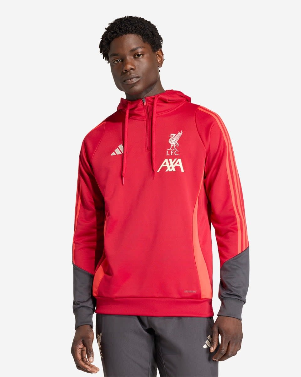 LFC adidas Mens 25/26 Training Hoodie Red - Image 1