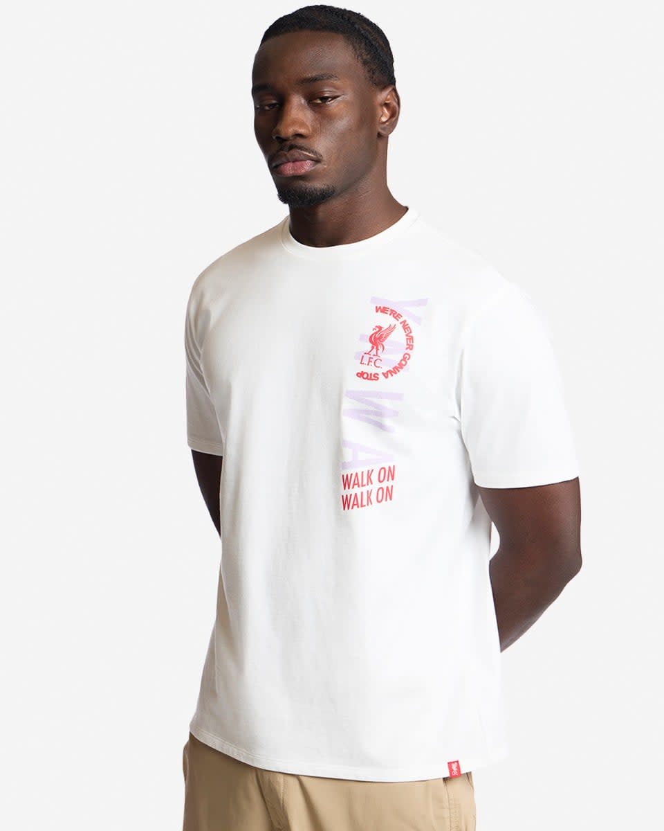 LFC Mens YNWA Tee White - Image 2