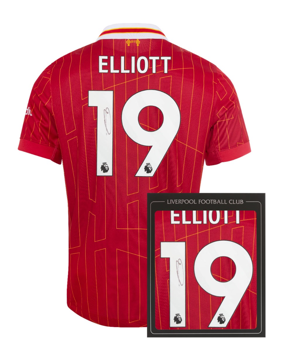 LFC Signed 24/25 Elliott Boxed Shirt