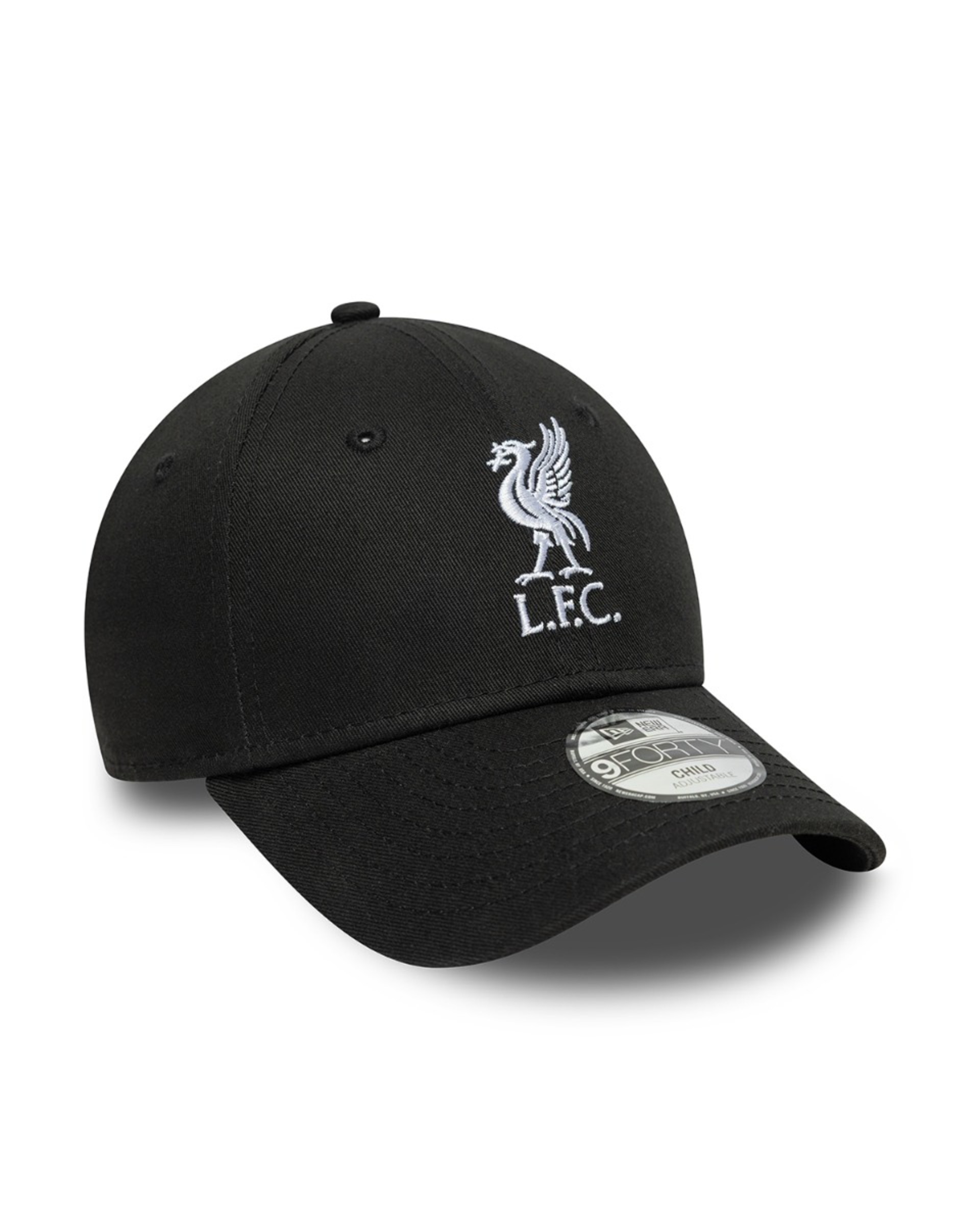 LFC New Era 9FORTY Liverbird Kappe für Kinder, Schwarz/Weiß - Image 3