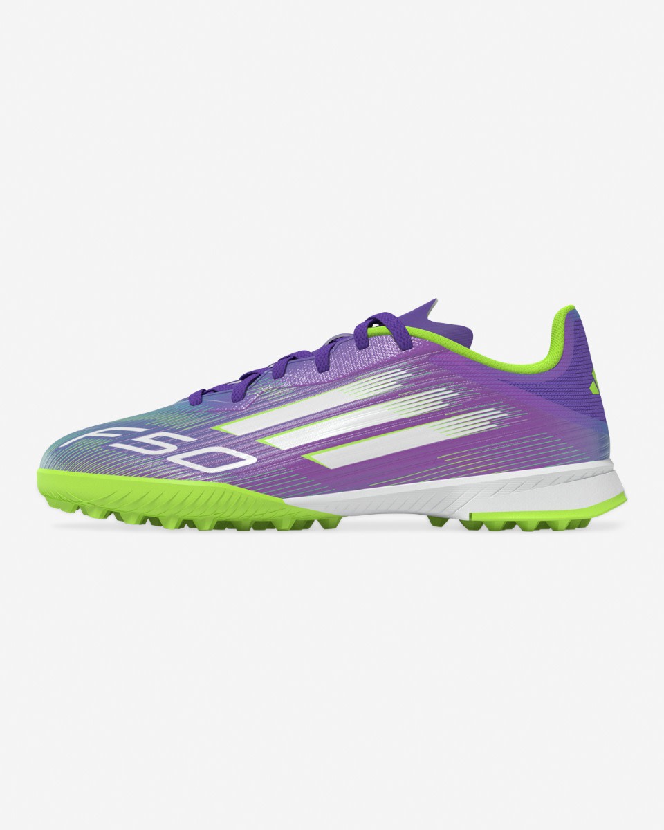adidas F50 League Turf Kids Football Boots - Image 2