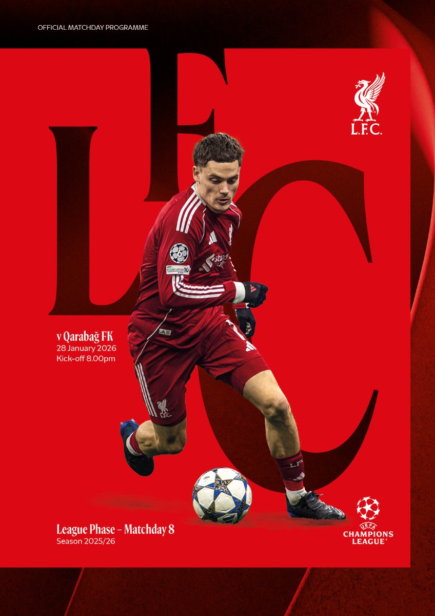 Matchdagsprogram | LFC Vs QARABAG - Champions League 28/01/2026 - Image 1