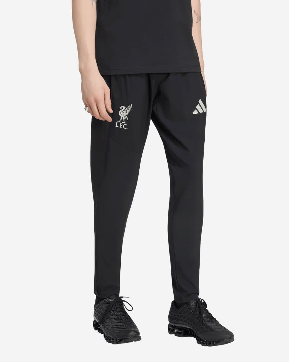 LFC adidas กางเกงท่องเที่ยว Tiro บุรุษ สีดำ - Image 2