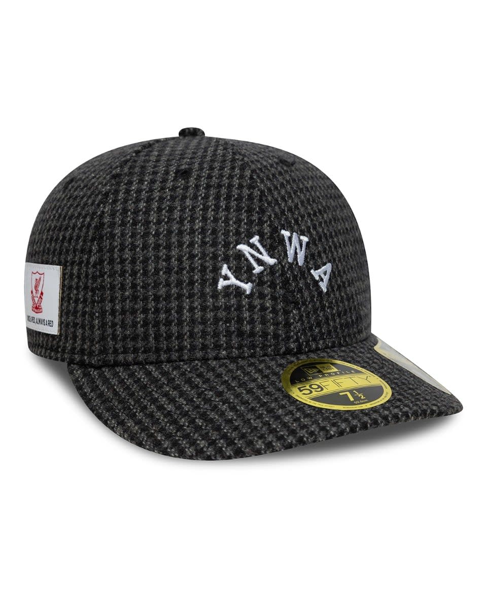 LFC New Era 59FIFTY Tweed Patch Cap Grey & Black - Image 3