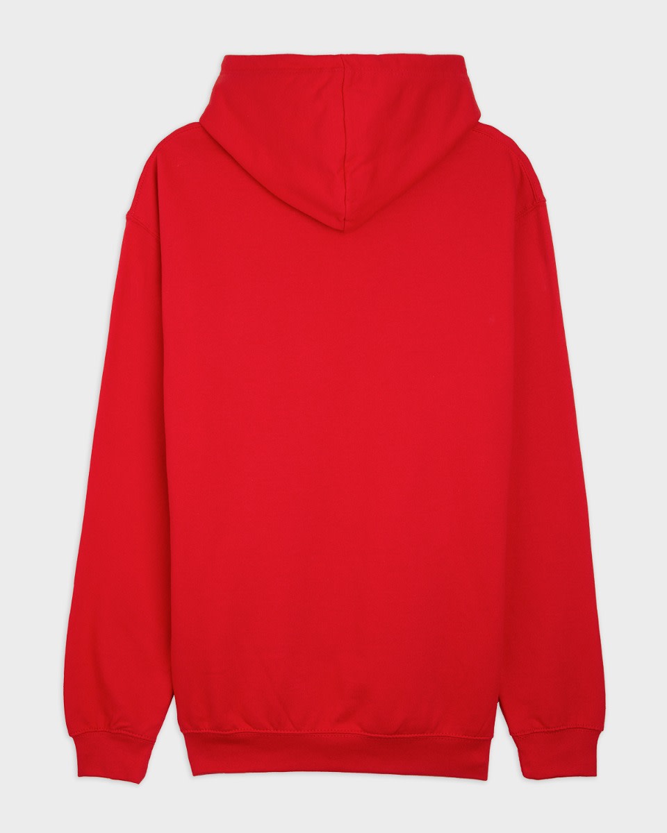LFC White Liverbird Personalised Red Hoody - Image 3