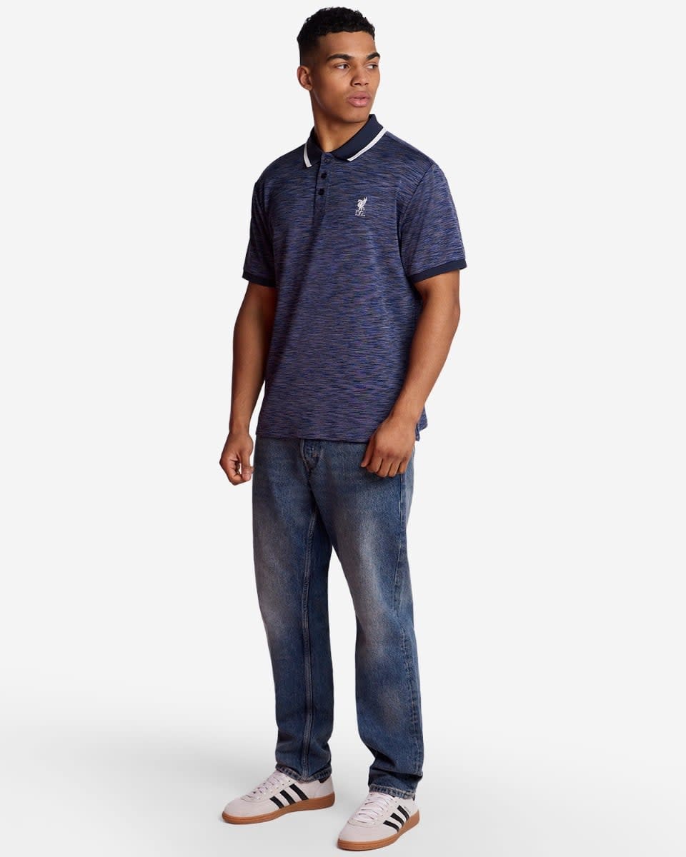 Polo LFC Spacedye para adultos, azul marino - Image 1