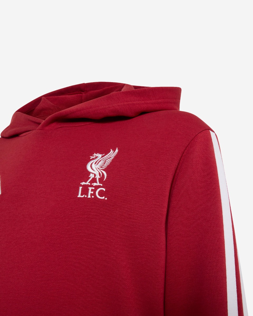 LFC adidas Youth 26/27 DNA Hoodie Active Maroon - Image 3