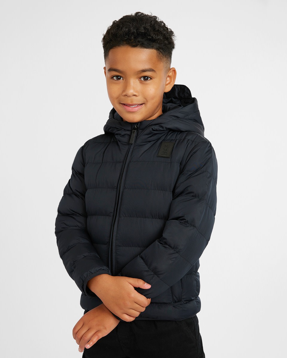 LFC Juniors Puffa Jacket Black - Image 3