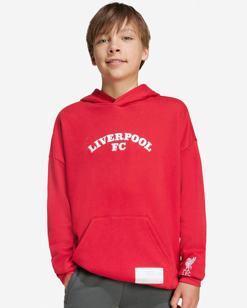 เสื้อฮู้ด รุ่น LFC adidas รุ่นเยาวชน 25/26 US แพ็ค สีแดง - Image 3