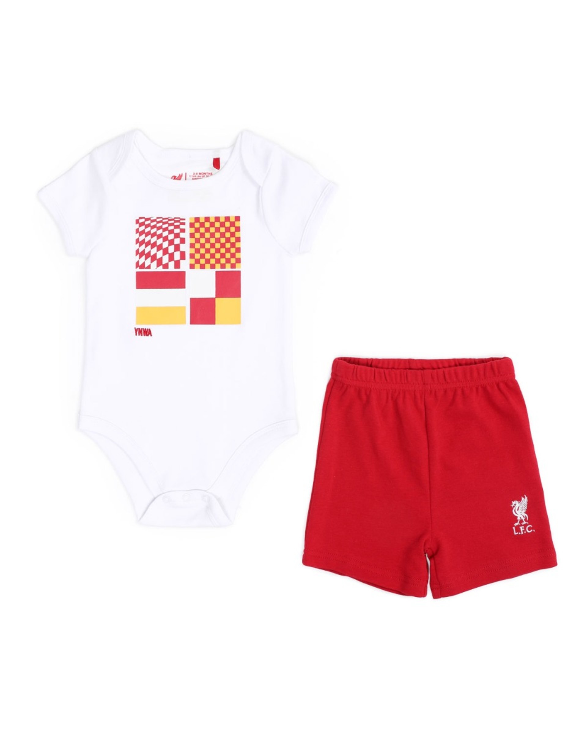 LFC Set aus Body und Shorts mit Grafik für Babys, Weiß - Image 1
