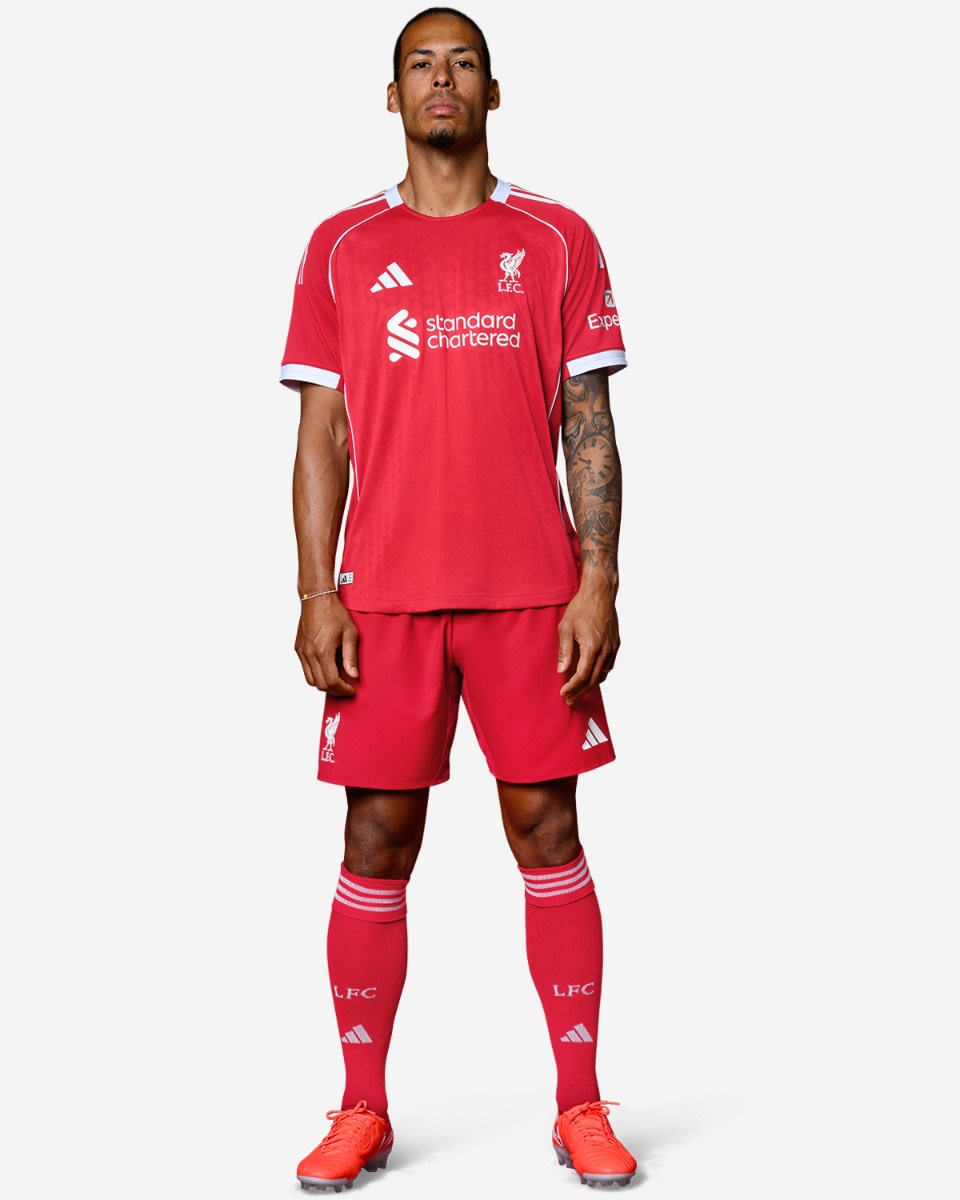 LFC adidas Mens 25/26 Authentic Home Jersey - Image 3