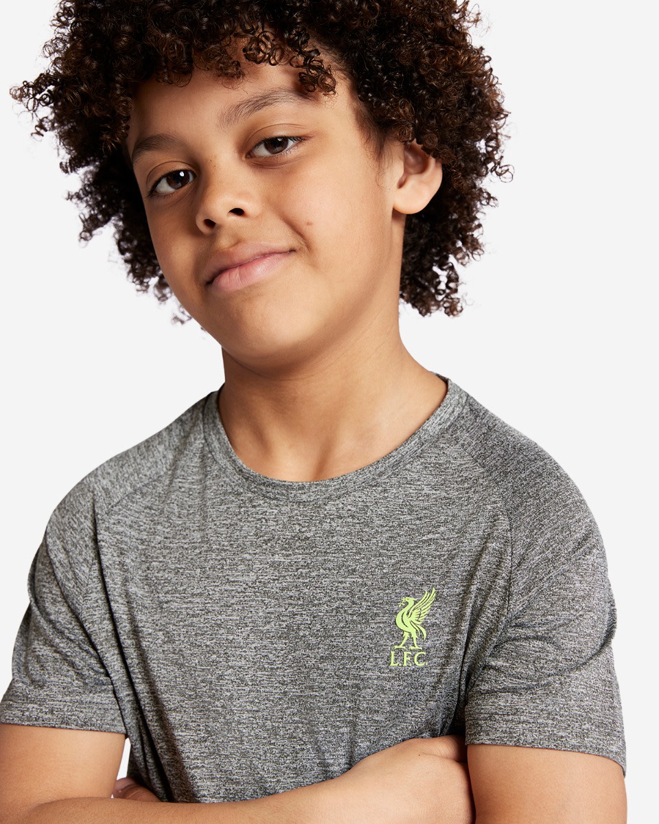 LFC Juniors Space Dye Poly T-shirt Grå - Image 2