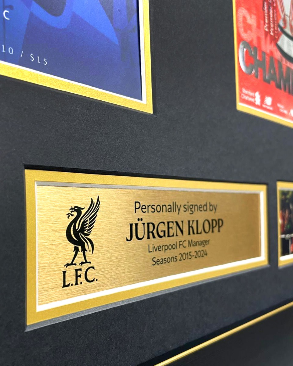 LFCサイン入りクロップ額入りデュアルプログラム - Image 2