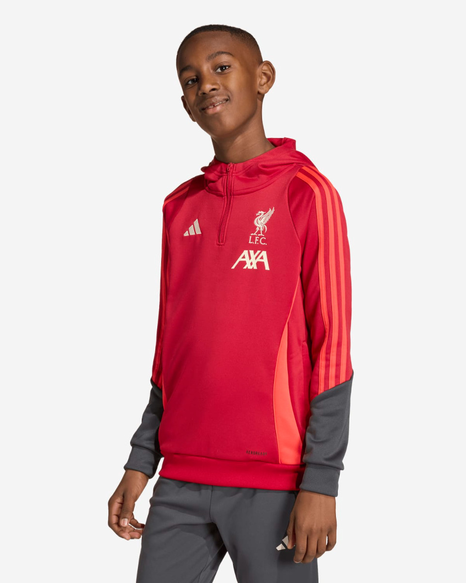 LFC adidas Juniors 25/26 Training Hoodie Red - Image 1