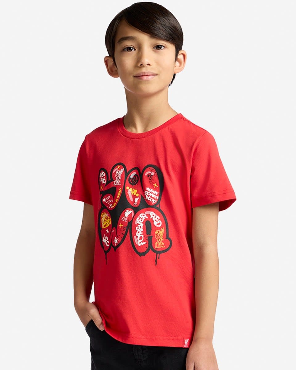 LFC Infants YNWA Graffiti Tee Röd - Image 2