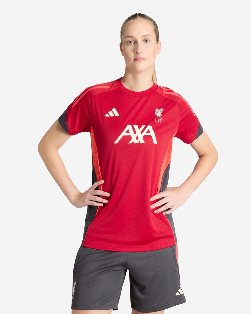 LFC adidas Womens 25/26 Short Sleeve Tee Red - Image 1