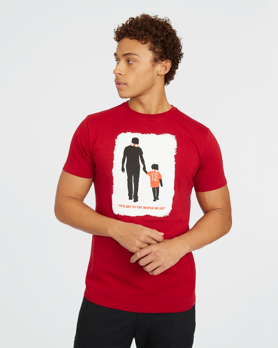 เสื้อยืดผู้ชาย Owen McVeigh LFC วินเทจ สีแดง - Image 4