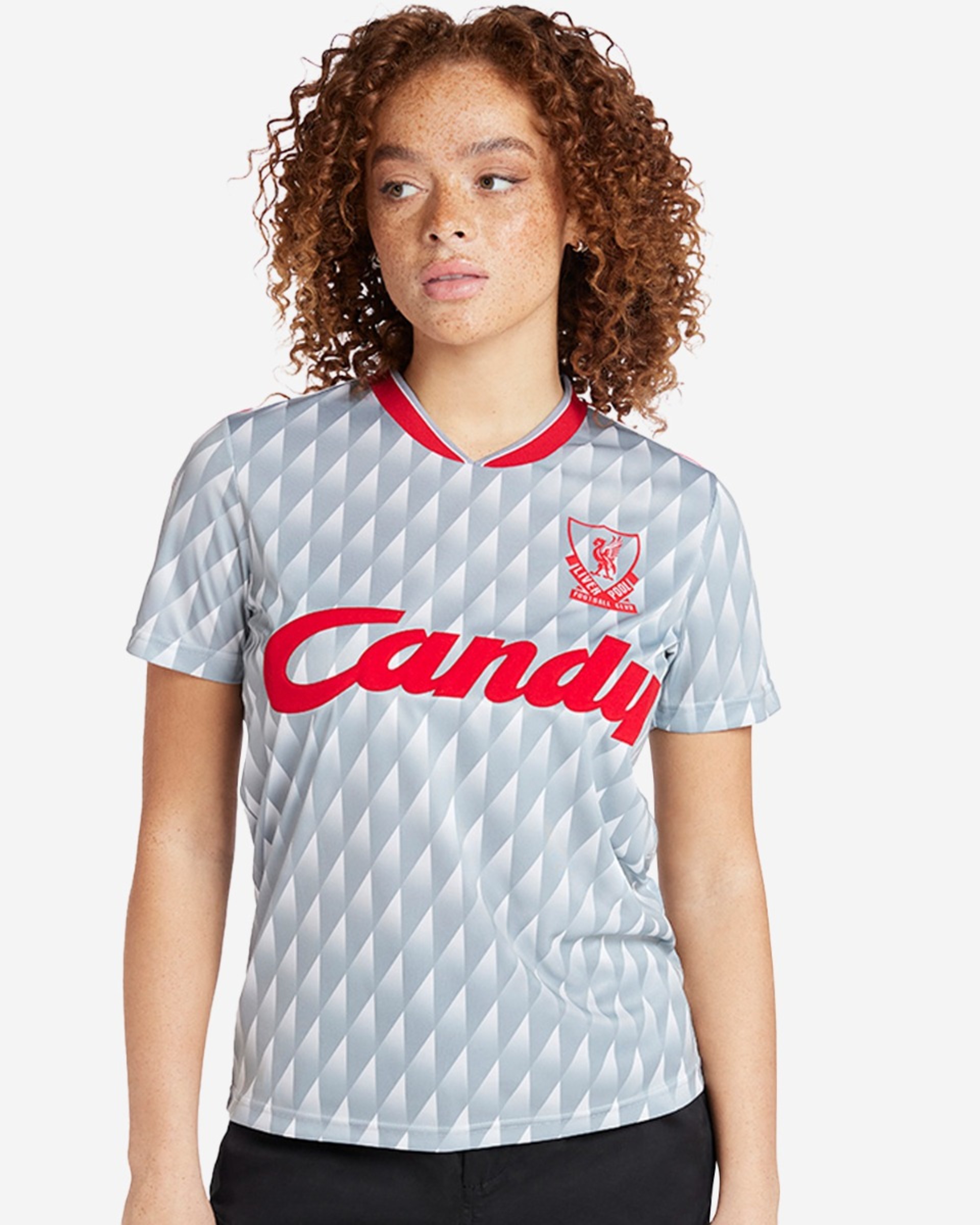 Camisa de visitante LFC, retro, 1989-91, para mujer - Image 1
