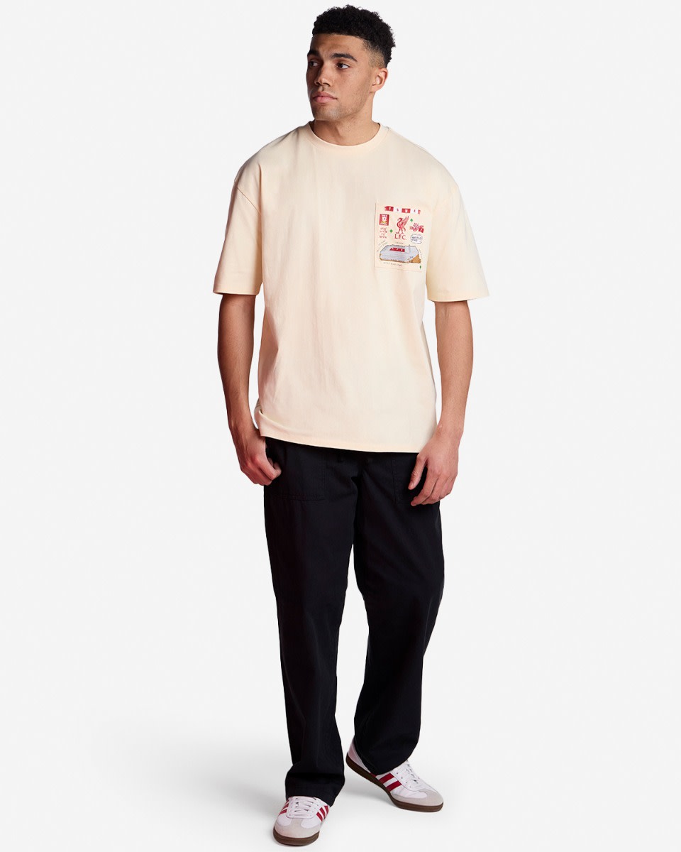 LFC Landmarks Herr Oversize Tee Ecru - Image 3