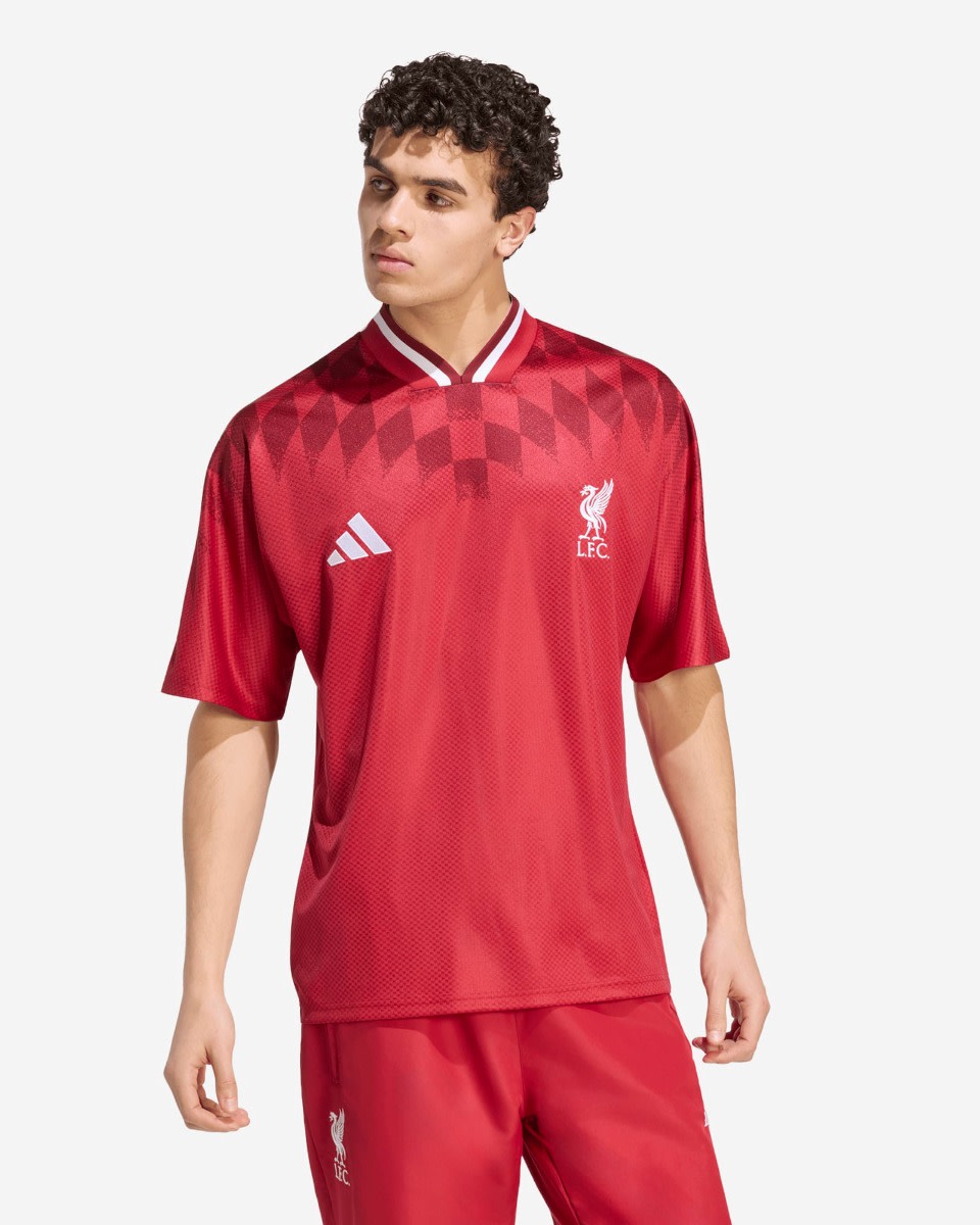 LFC adidas Mens 26/27 Stadium Jersey Active Maroon - Image 1