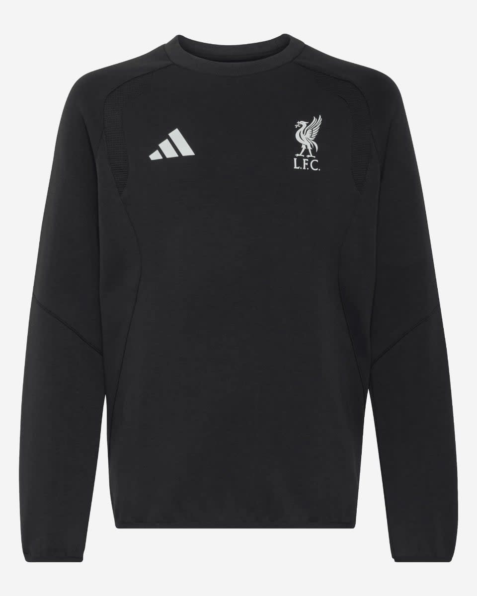LFC adidas Youth Tiro Travel Crewneck Tröja Svart - Image 1