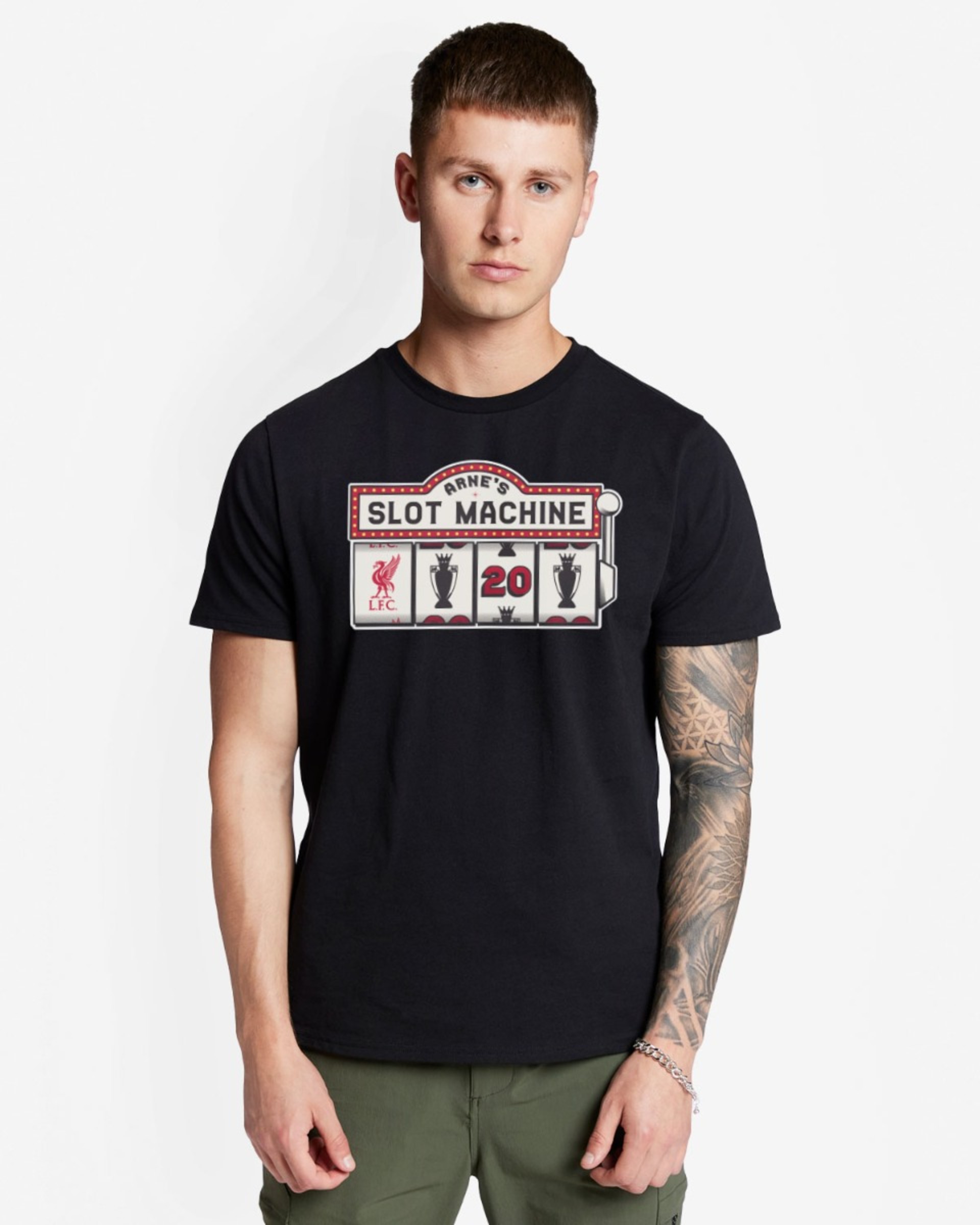 LFC Spielautomaten-T-Shirt für Erwachsene, Schwarz - Image 1