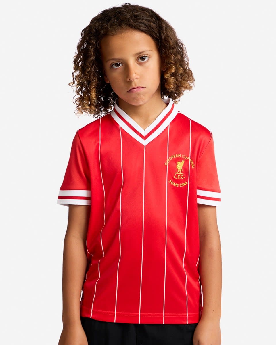 LFC Retro Infants 1984 Rome Home Shirt - Image 1