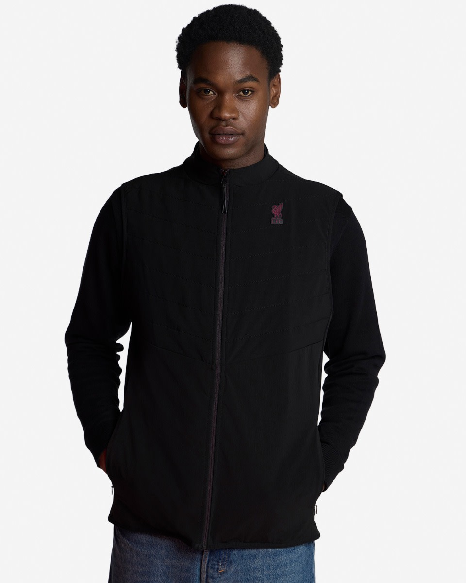 LFC Mens Hybrid Gilet Black - Image 1