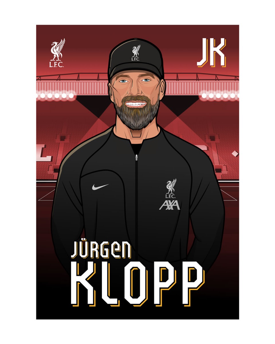 LFC 23/24 Klopp A2-Druck - Image 1
