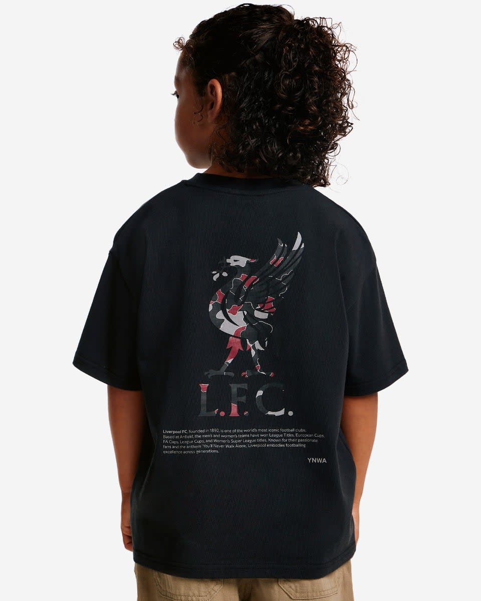 LFC Juniors Oversized YNWA Back Print Tee Grey - Image 1