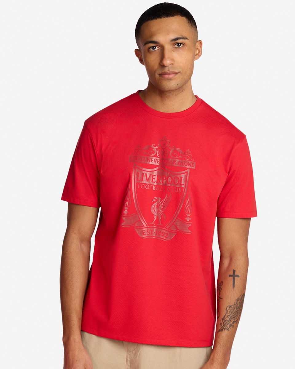LFC Mens Crest Tee Red - Image 1