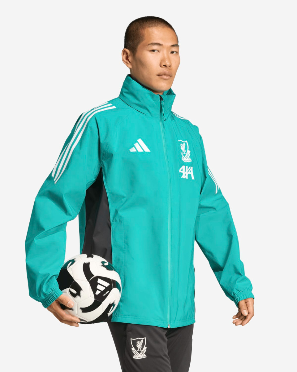 LFC adidas Herre 25/26 europæisk regnjakke - Image 3