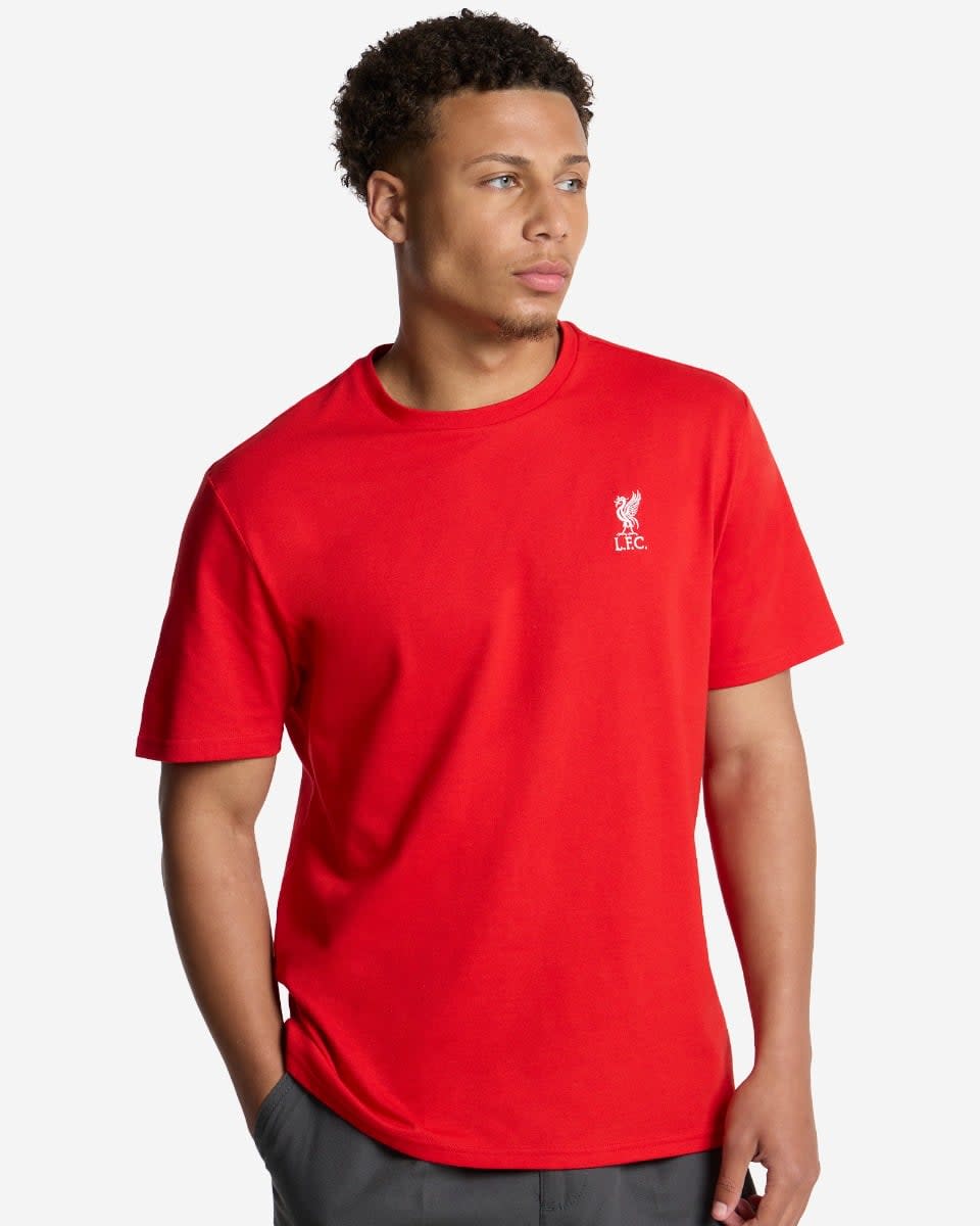 LFC Mens Liverbird Tee Red - Image 1