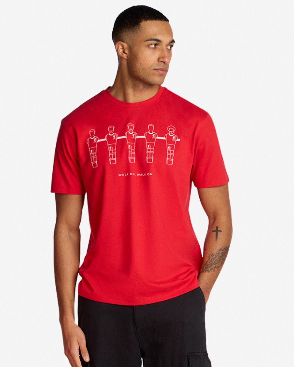 LFC Mens Table Football Tee Red - Image 1