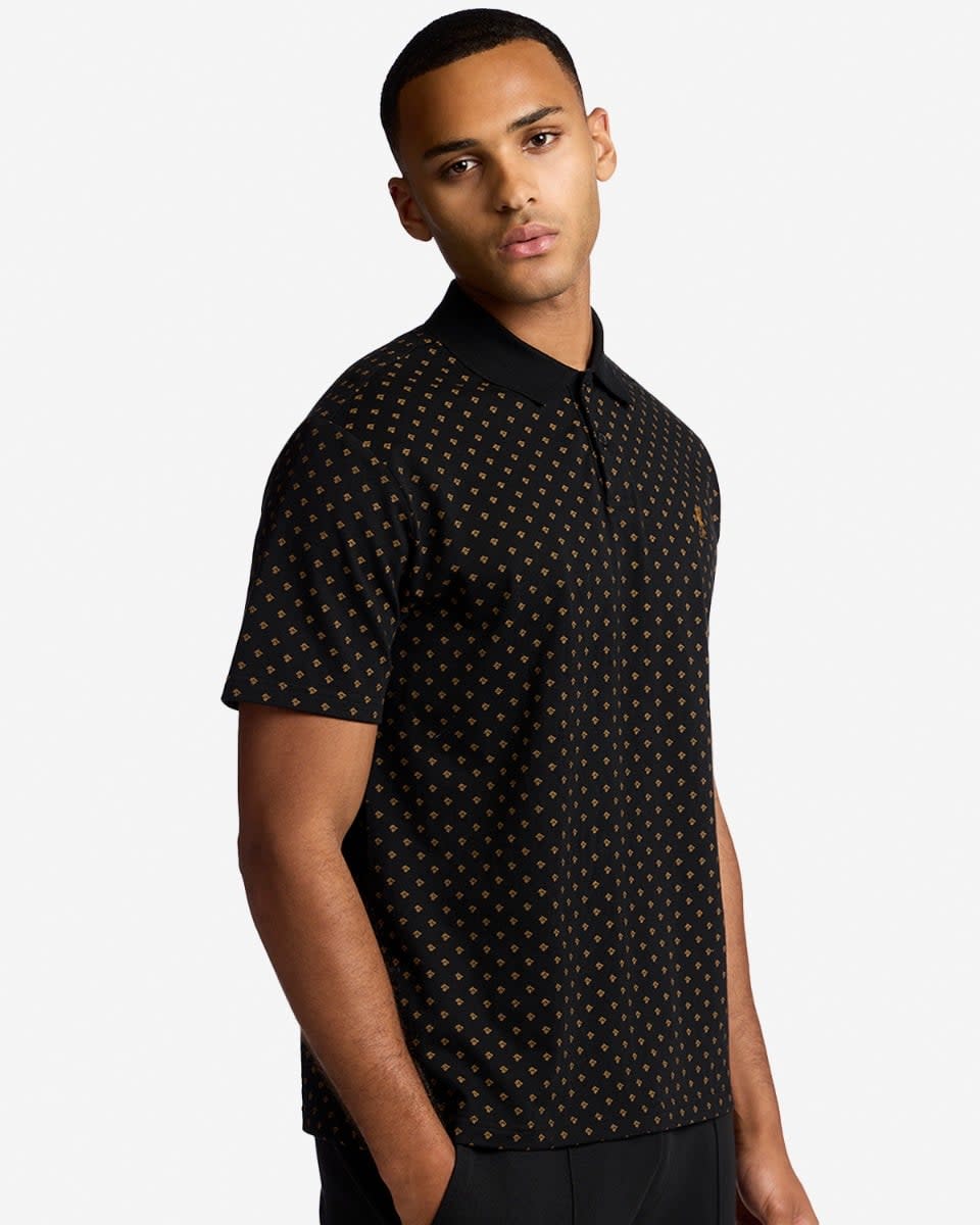 LFC Herr AOP Polo Svart - Image 2