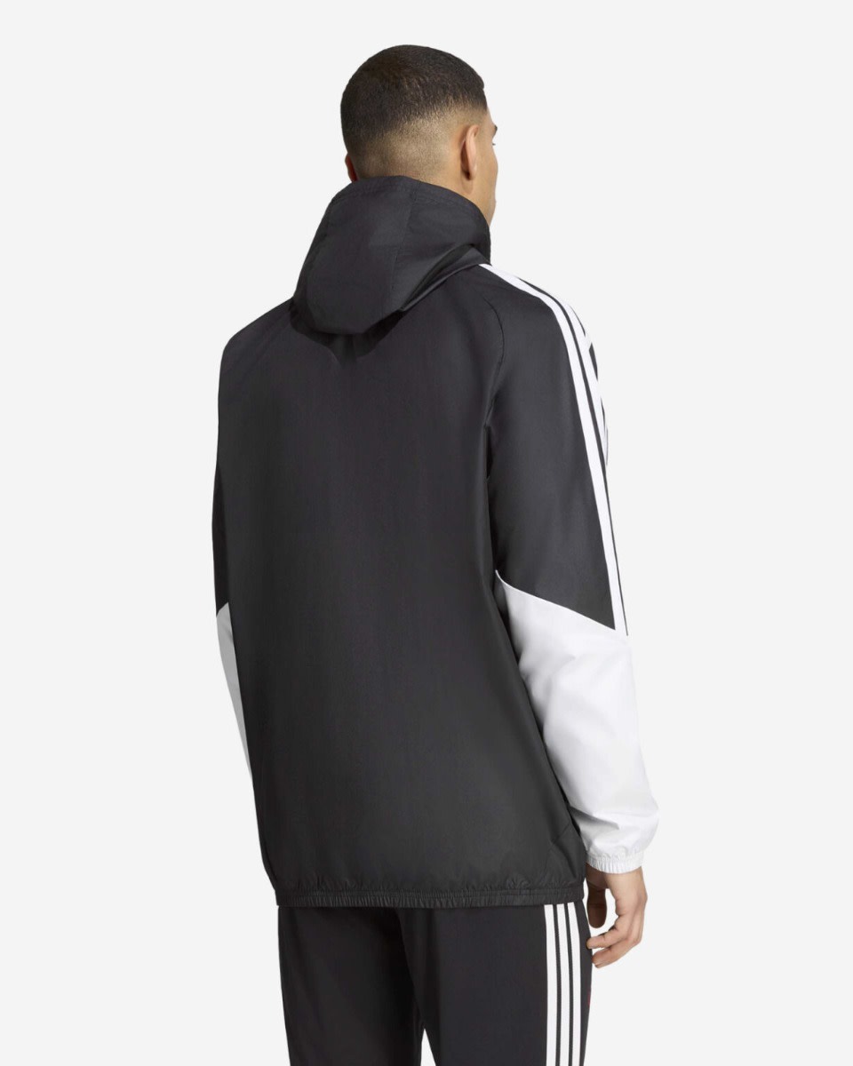 LFC adidas เสื้อแจ็คเก็ตสำหรับผู้ชาย 26/27 Tiro ทุกสภาพอากาศ สีดำ - Image 2