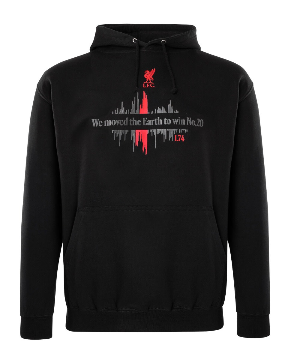 LFC Adults Richter Scale Hoodie Black - Image 1