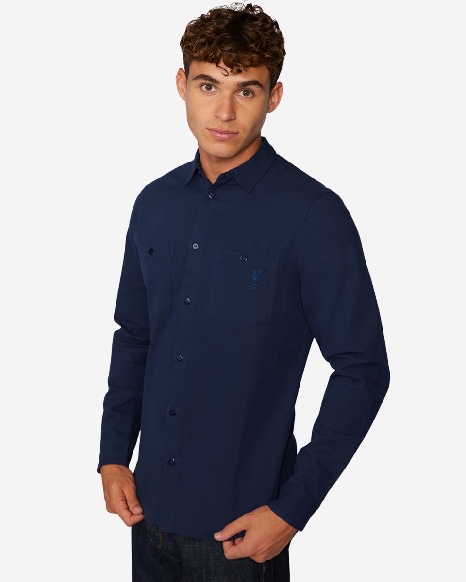 LFC Mens Pocket Shirt Navy - Image 1