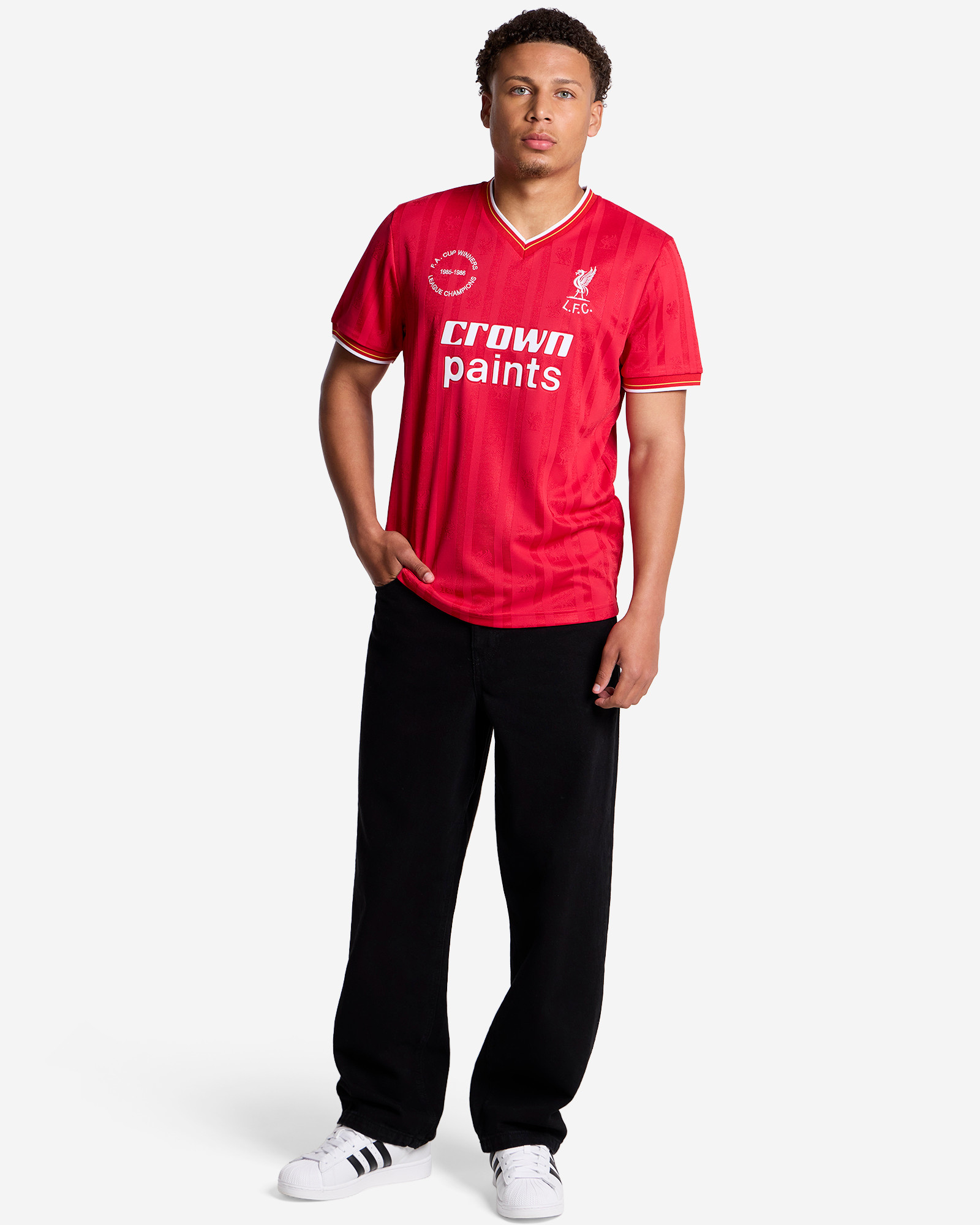 Camisa de casa LFC 85/86 para hombre - Image 2