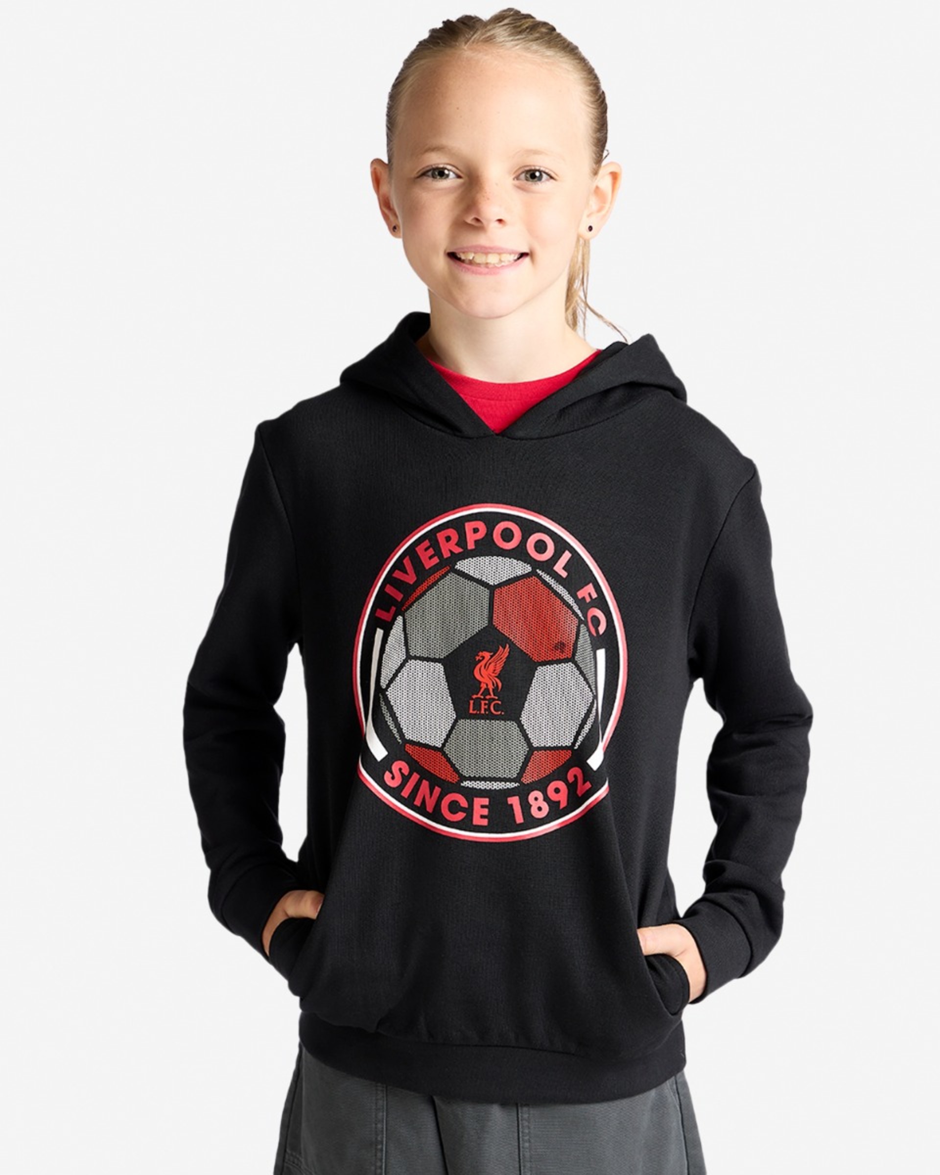 Sudadera con capucha LFC Juniors Since 1892 negra - Image 1
