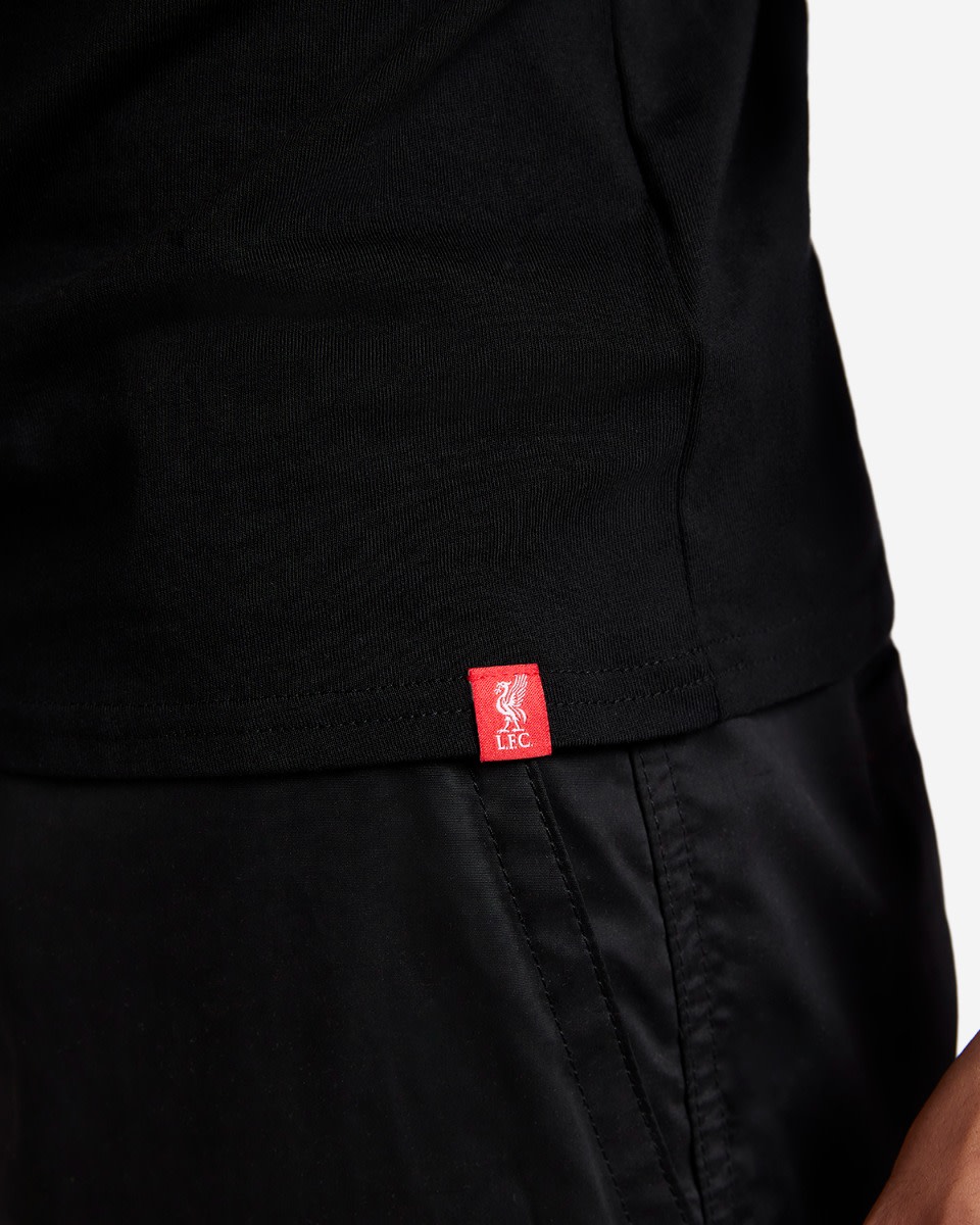 LFC Adults Liverbird Black Tee - Image 4