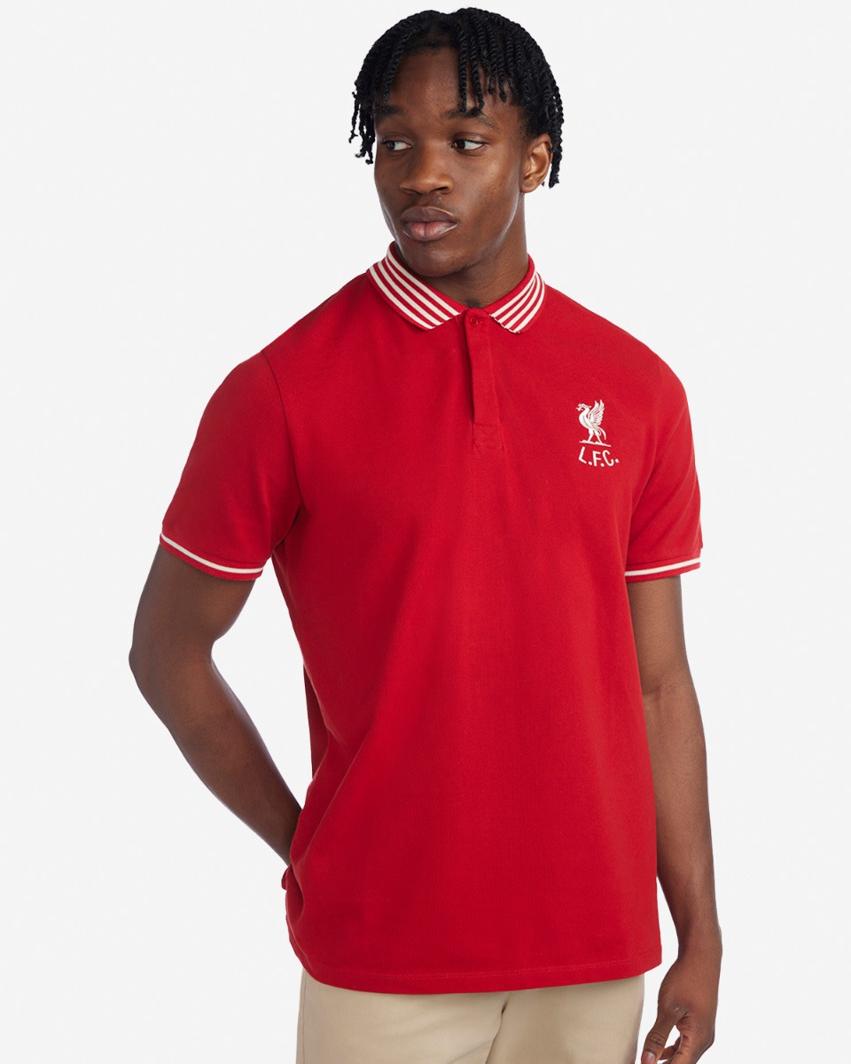Polo Shankly du LFC pour hommes, rouge - Image 1