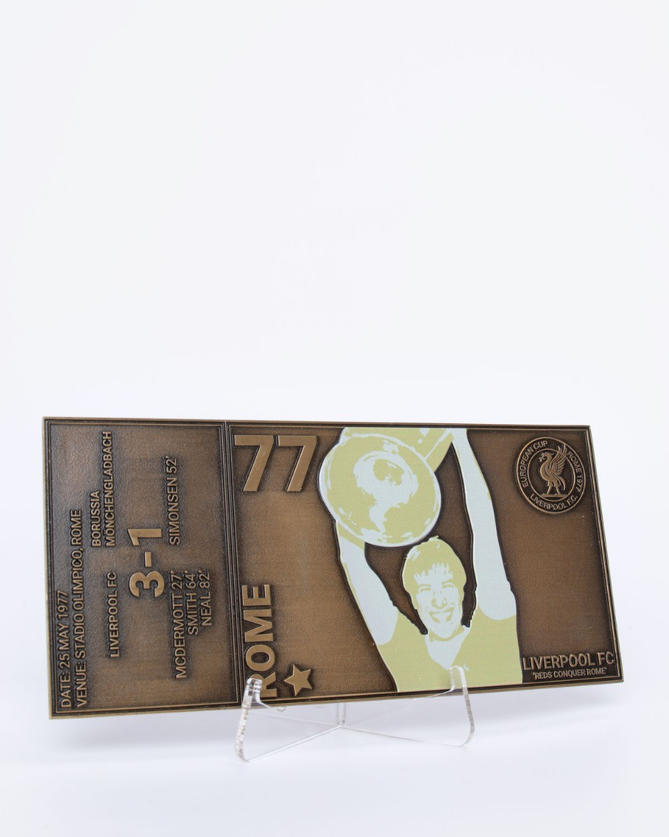 Entrada coleccionable para la final de la Copa de Europa de la LFC 1977 - Image 1