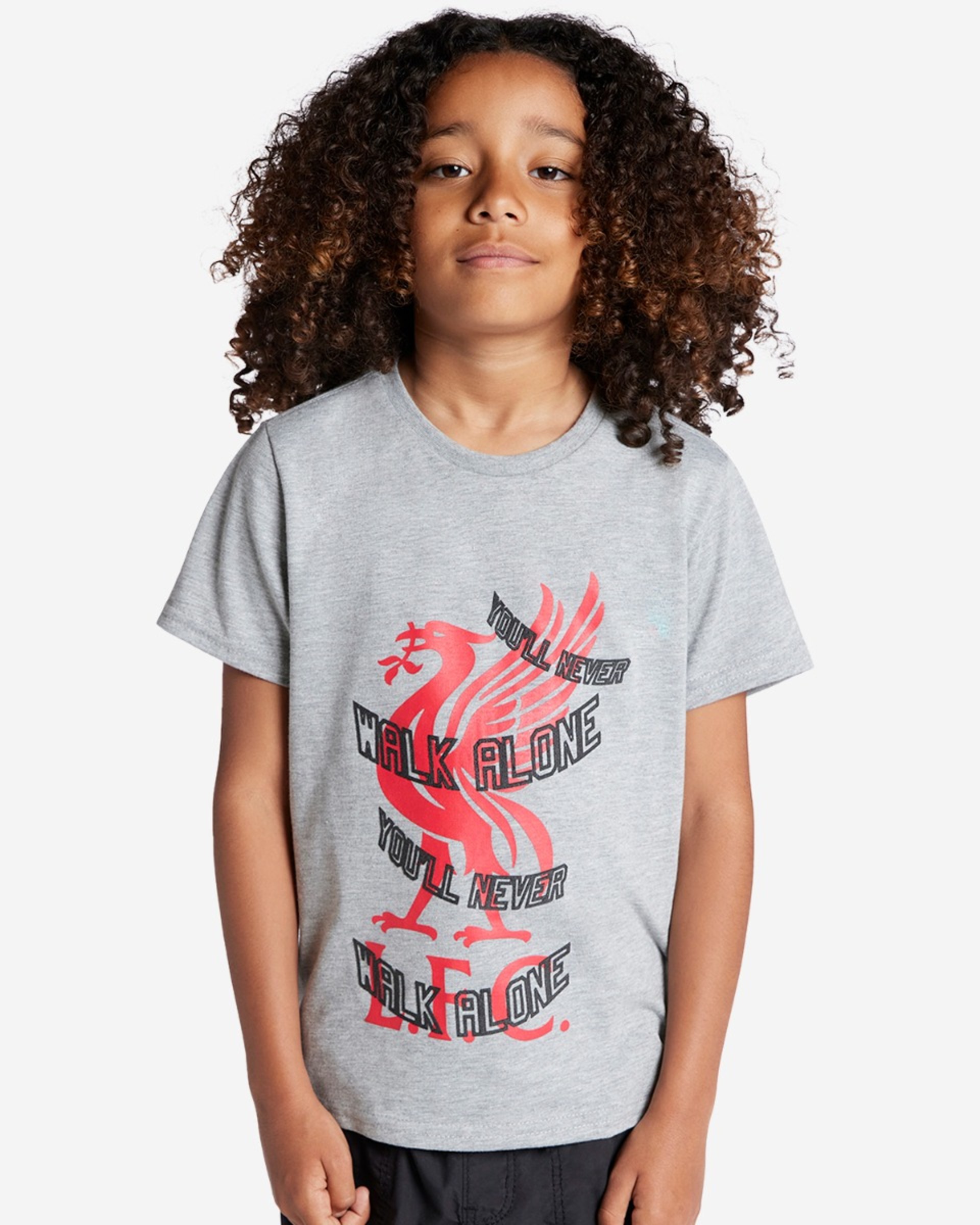 เสื้อยืดลิเวอร์เบิร์ด แอลเอฟซี จูเนียร์ส สีเทา - Image 2
