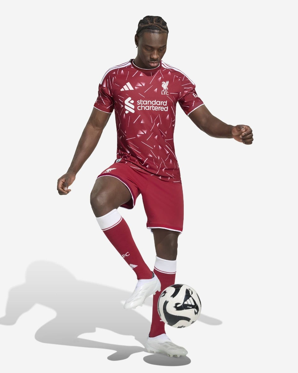 Liverpool FC 26/27オーセンティックユニフォーム L LFC adidas Mens 26/27 Authentic Home Jersey