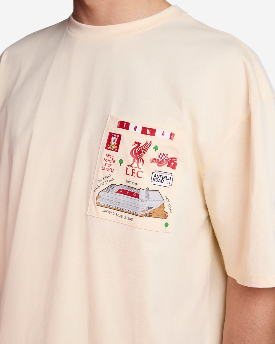 LFC Landmarks Herr Oversize Tee Ecru - Image 2