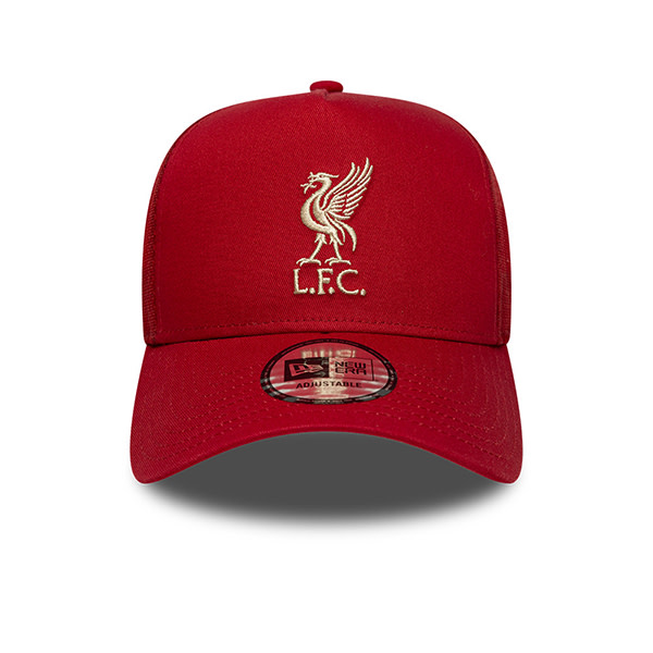 LFC New Era Dark Red 9FORTY A-Frame Trucker Adjustable Cap - Image 3
