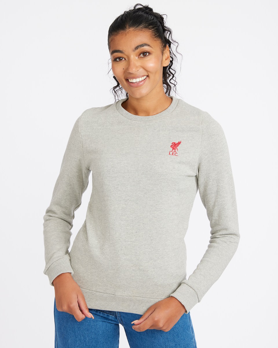 LFC Womens Crew Neck Sweatshirt Grey - Image 1