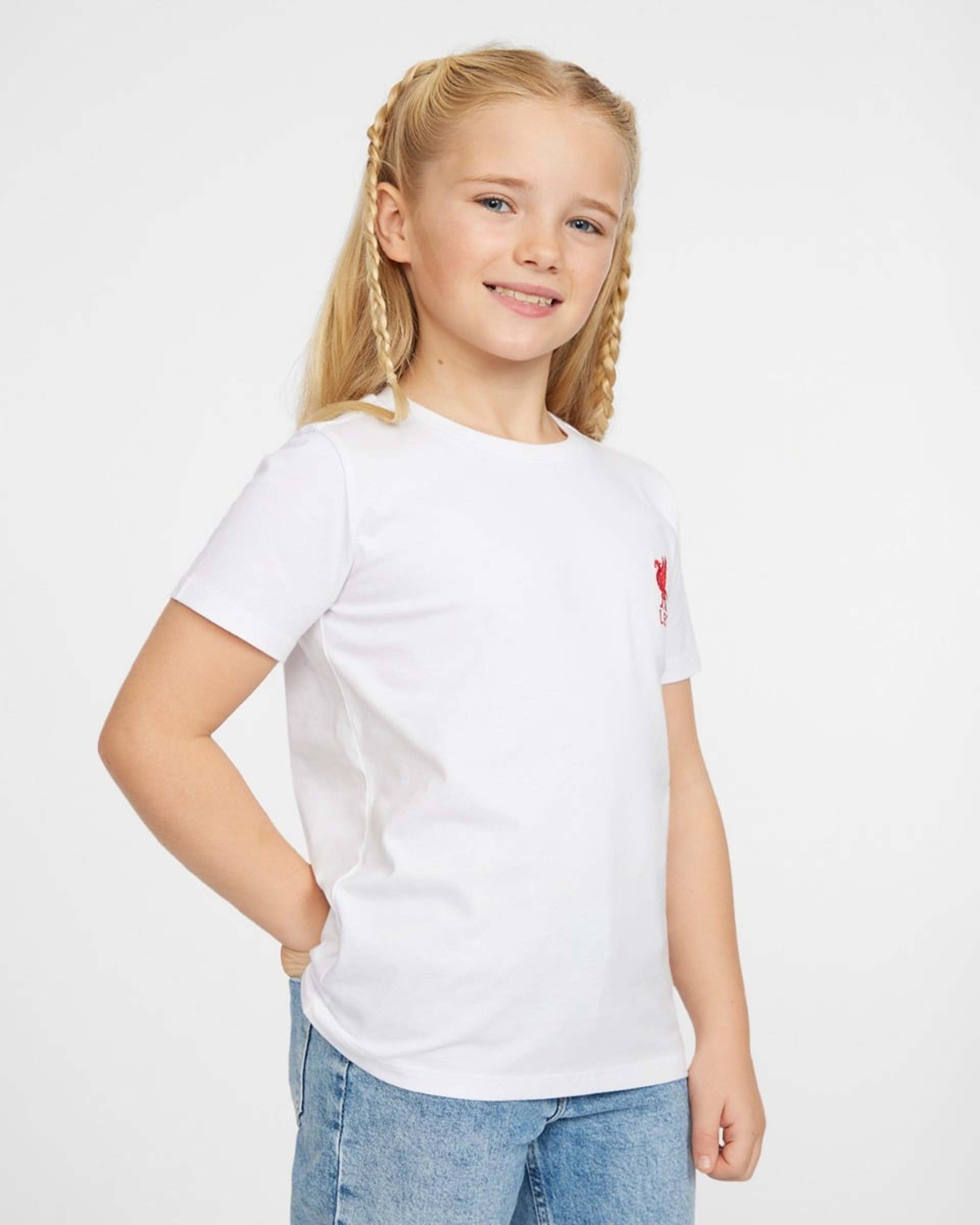เสื้อยืดสีขาวปักเด็กทารก LFC Liverbird - Image 3